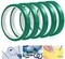 5 rolls Heat resistant tapes sublimation Press Transfer Thermal Tape 4mmx30m SUBLITAPE GREEN